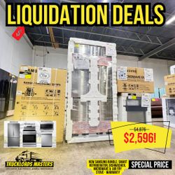 New Samsung Bundle: Smart Refrigerator, Dishwasher,  Microwave &  Air Fry  Stove - WARRANTY