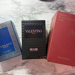 Mens Colognes Valentino, Versace Eros,  Baccarat Rouge 540