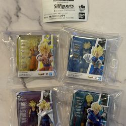 Bandai Dragon Ball Z S.H.Figuarts Miniature Capsule Gashapon Set Of 4 NEW