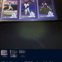 Rickey Henderson Complete Set Pepsi Baseball Cards Collectable MLB 