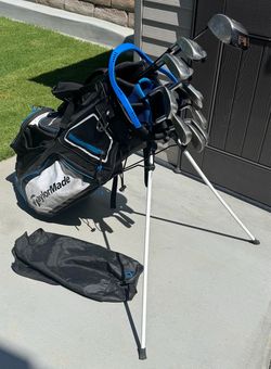 Complete Golf Club Set w/ TaylorMade Stand Bag & Ping Driver – Very Good Condition