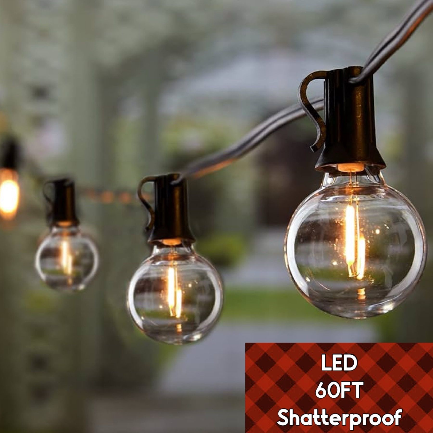 Outdoor LED Decoration String Light (60ft)
