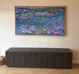 TV STAND DARK BROWN
