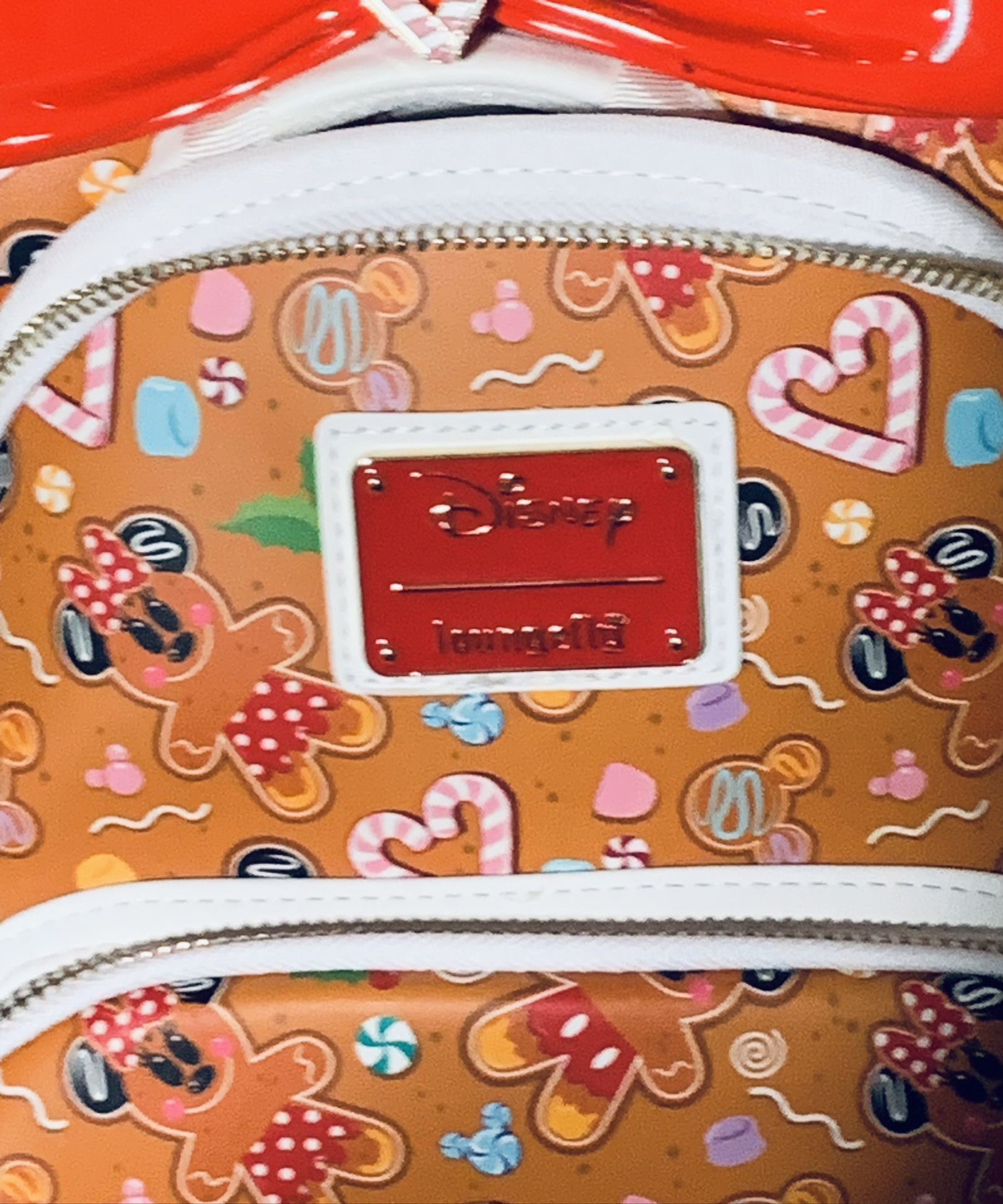 Loungefly Disney Seasonal Gingerbread Christmas Holiday Mini 
