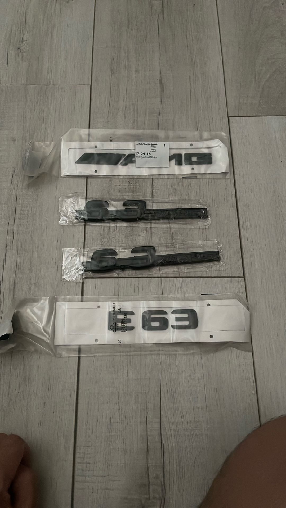 2010-2015 E63 Badges