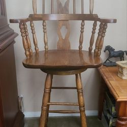 2 Bar Stools/chairs, Wood