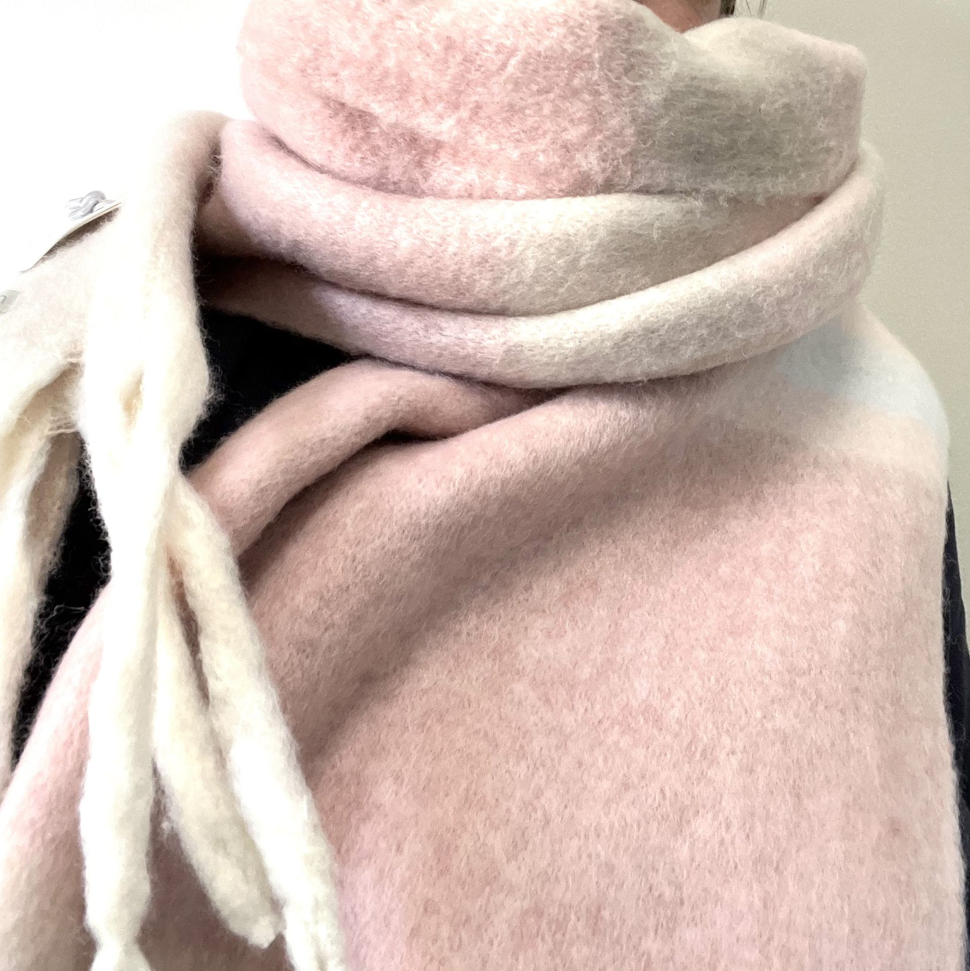 Wool Blanket Scarf. Lemon Brand. Cozy Soft Warm Huge Wool Scarf. Big Soft Shawl Blanket