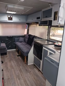 1988 Chevy Model Lazy Dazy 48 KMiles, interior was Redone Laminated Floors Working Gas Stove,Dining,Complete Bathroom with Shower  Toilet. Good tires 