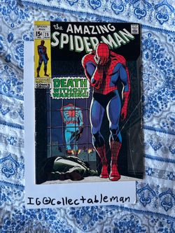 Amazing Spider-Man #75 (1969) Death of Silvermane Classic John Romita Cover ~VG+
