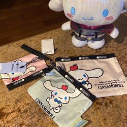 Lesportsac Cinnamoroll 3 Piece Pouch Set 