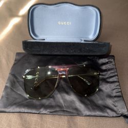 Gucci Womens Gold Sunglasses
