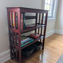 Cherry Wood Bookshelf