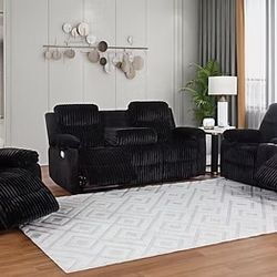 3PCS (SOFA, LOVESEAT, & RECLINER)