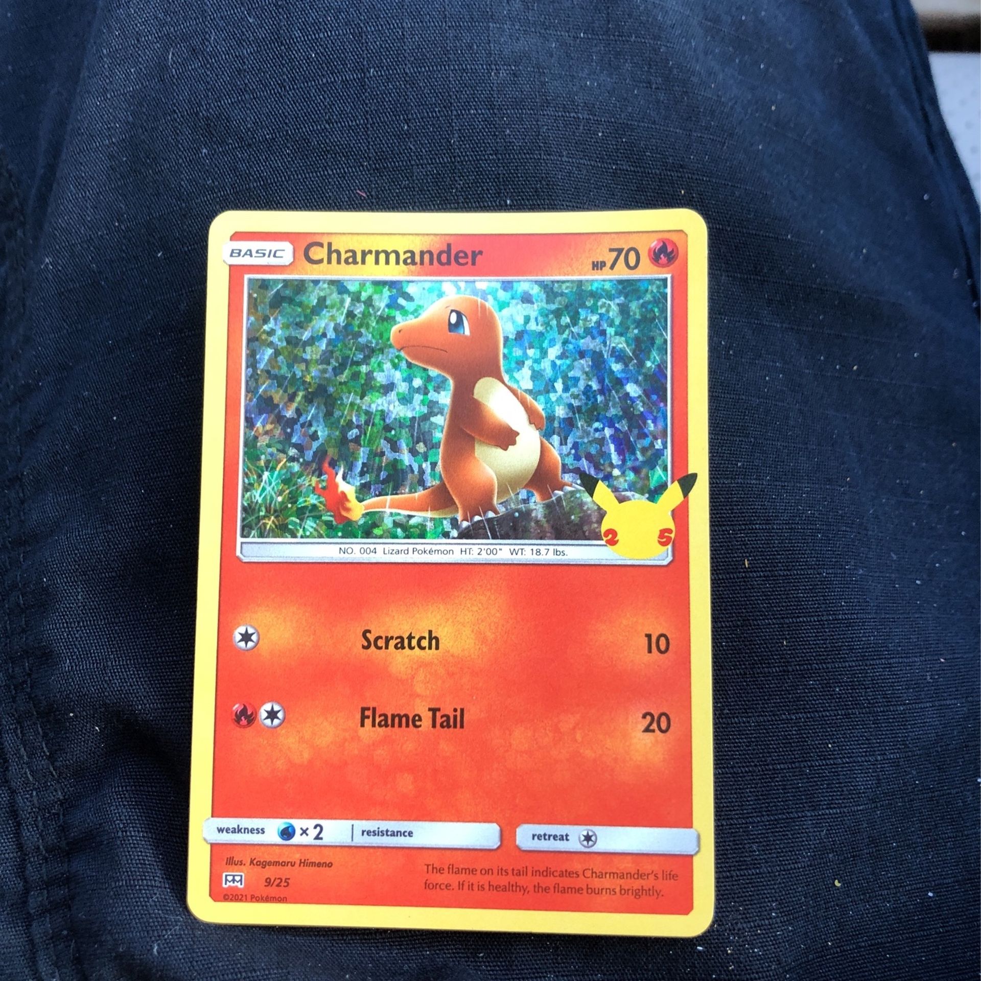 25 anniversary charmander shiny