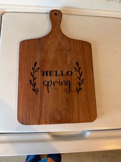 Vintage cutting board, wall decor