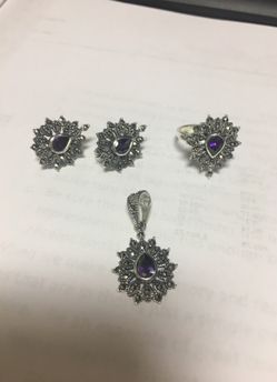 Silver Marcasite 925 Jewelry