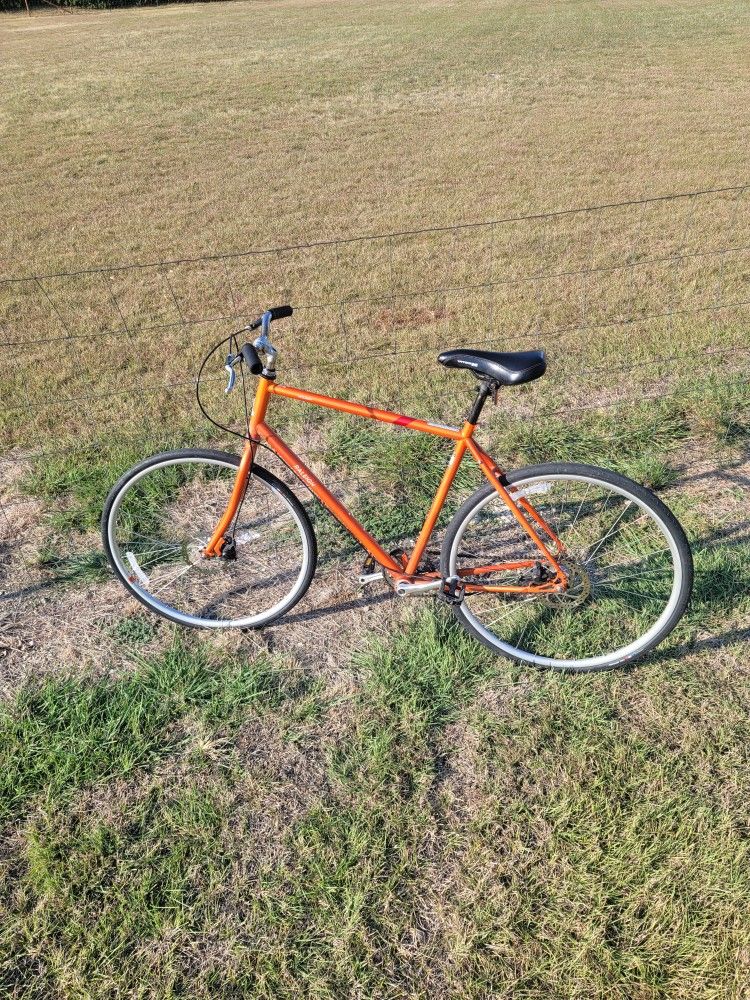 Raleigh Wilder 21-inch Fixed Single Speed Hybrid Bike with Disc Brakes 28" Wheels