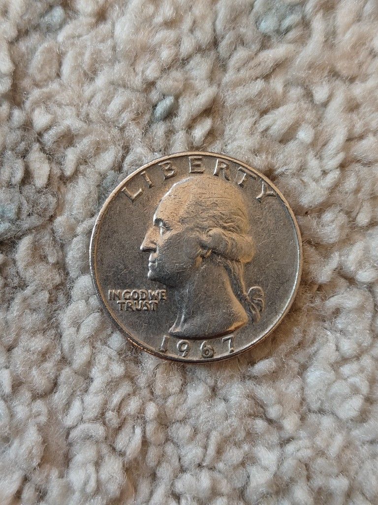 1967 No Mark Error Quarter