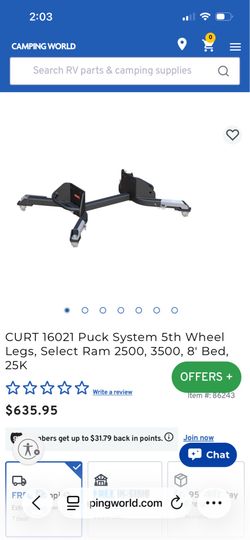 Dodge ram fifth wheel puck