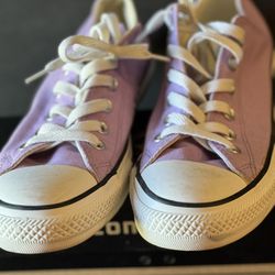 converse washed lilac