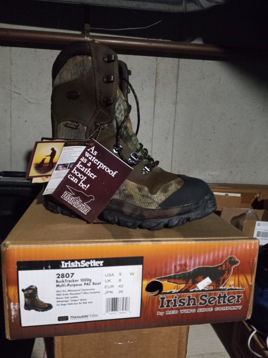 Irish Setter Hunting Boots, Brand New