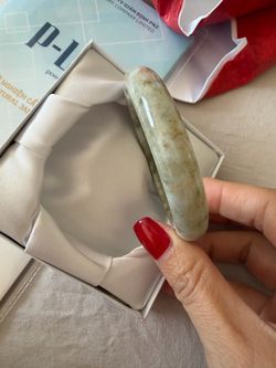 Natural Jadeite Jade Bangle 55.9mm