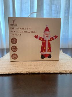 Inflatable 8ft Santa Character Display with LED