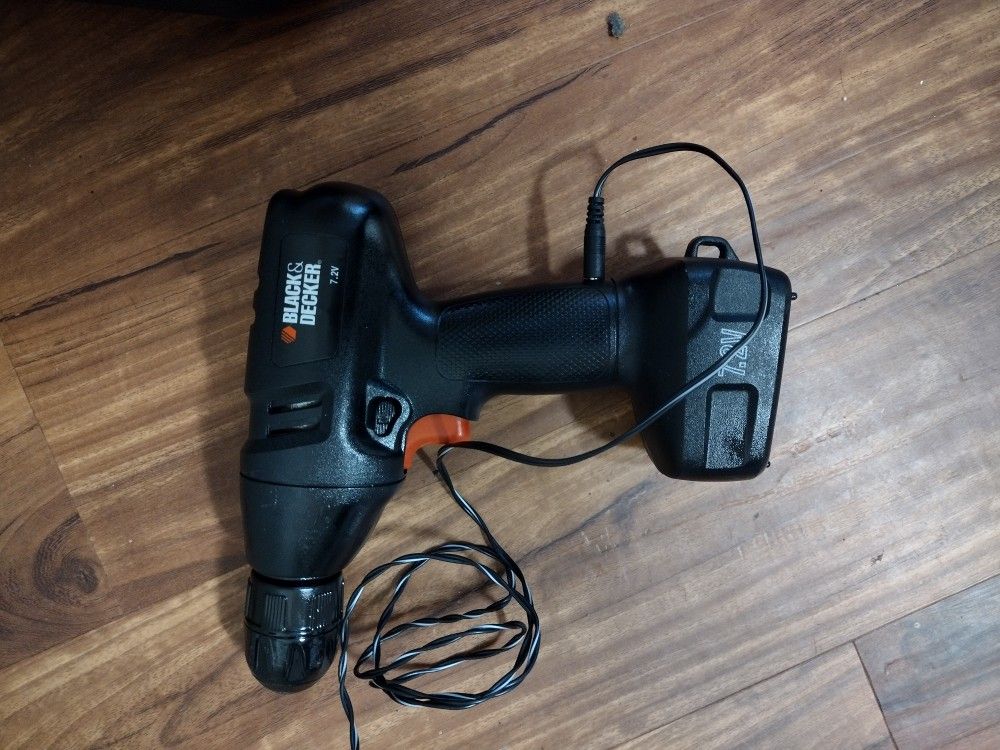 Brand New Black & Decker Drill Gun With Two New Adapters And Chargers