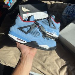 Travis Scott Jordan 4s Size 9.5 