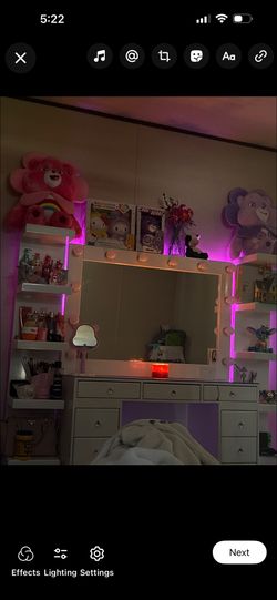 Vanity With Shelf’s