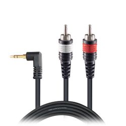 ProX XCP-CMR06 Audio Cable 1/8" Mini TRS to Dual RCA-M - 6 Feet