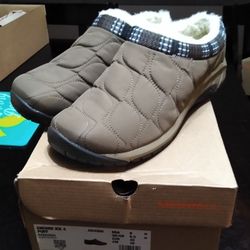 New In Box Merrell Encore Ice 4 Puffs Kangaroo 🦘 Tan Women's Shoes 