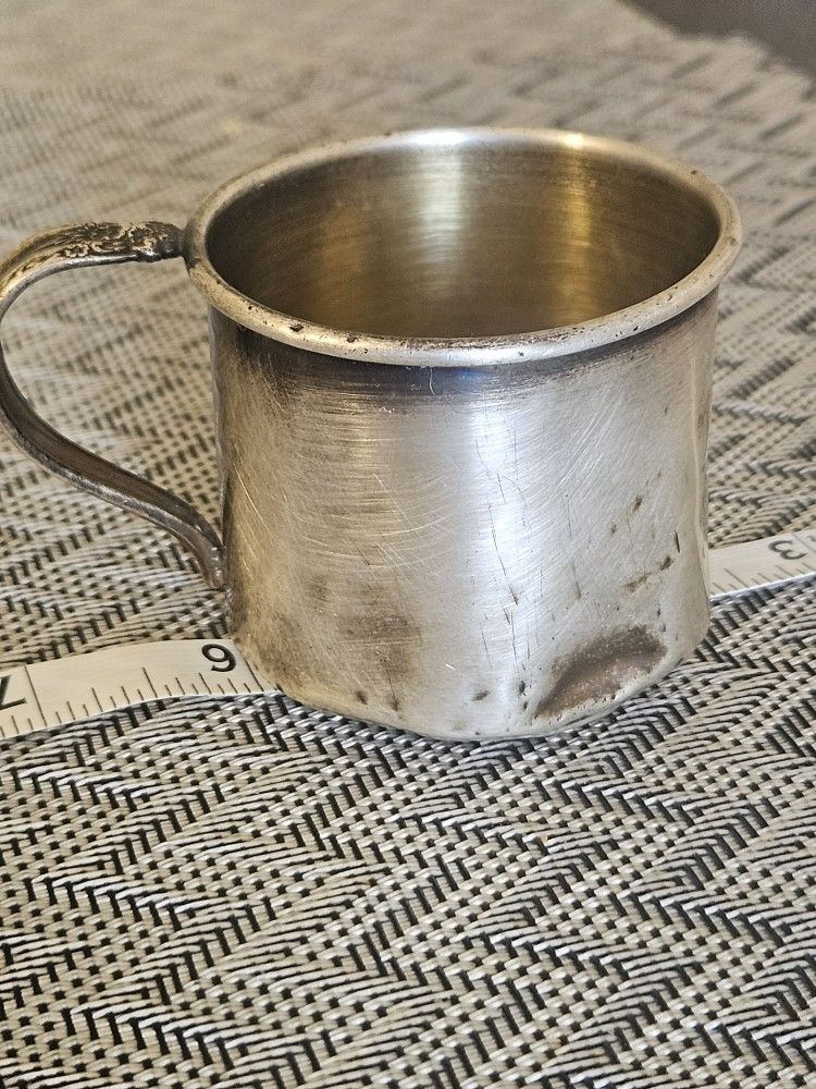 sterling silver baby cup,