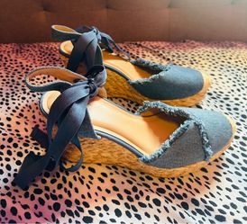 INC International Concepts Moniqueee Espadrille Wedge Sandals