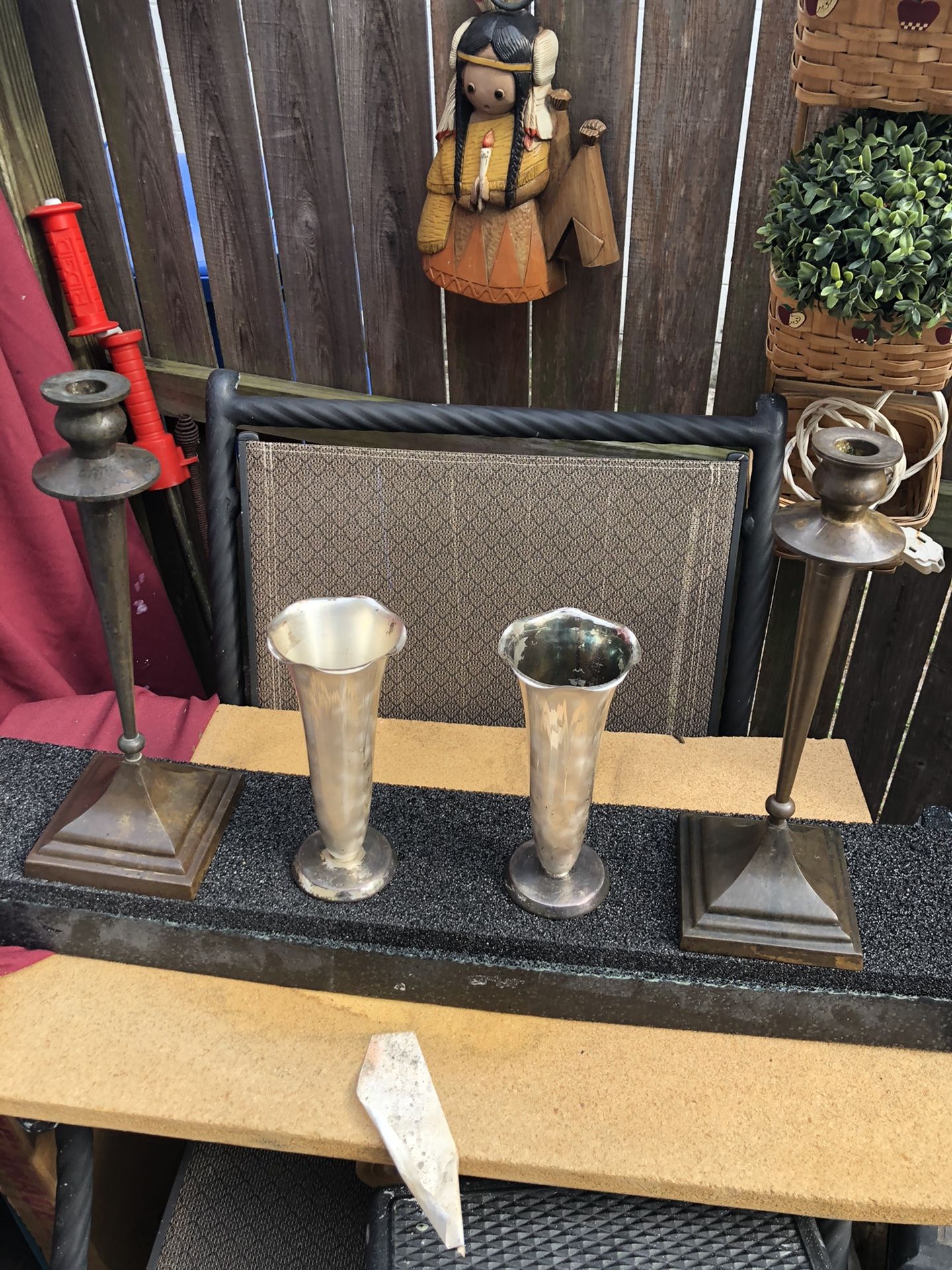 4 Plant Holder Decor