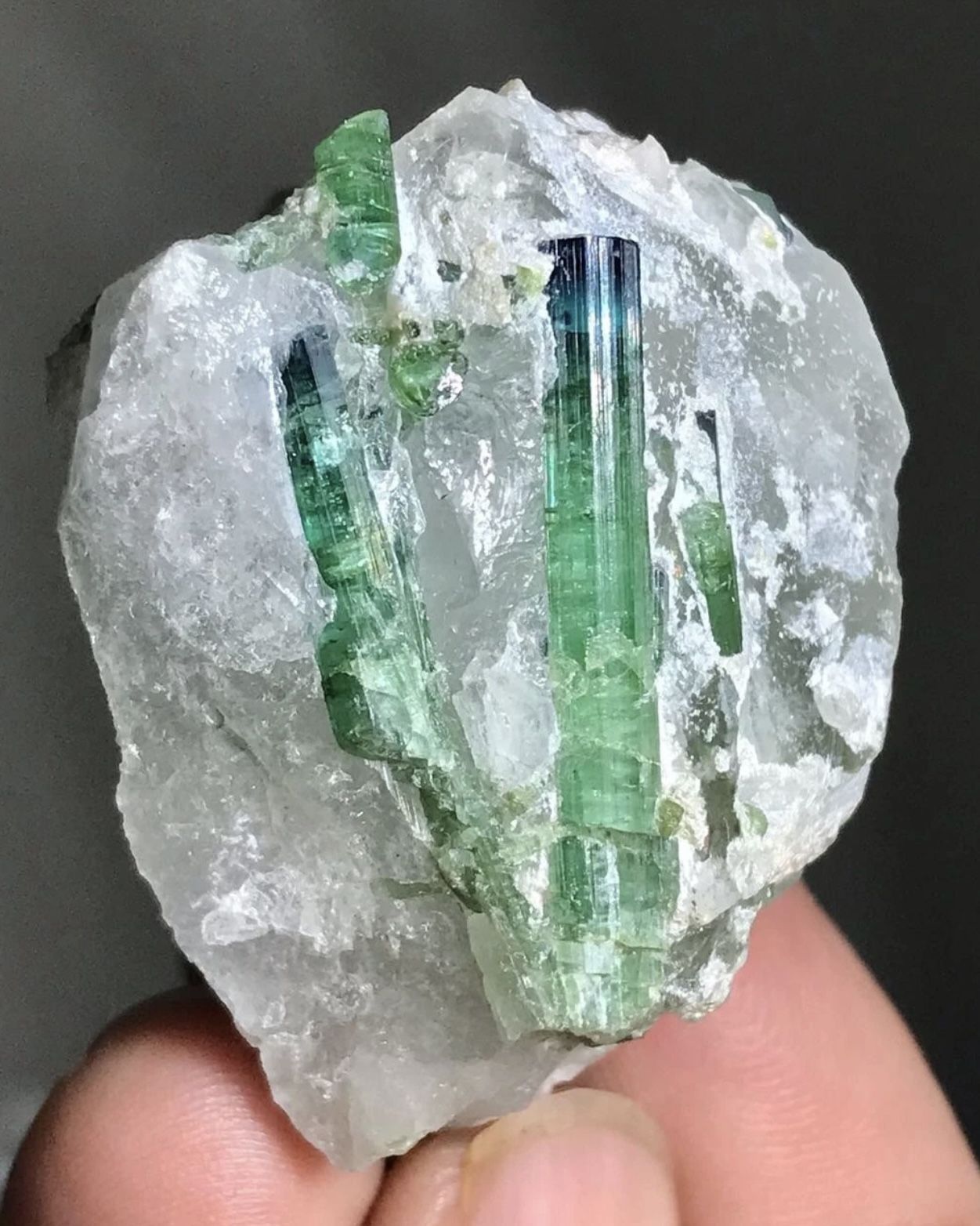340 Beautiful Indicolite Tourmaline Crystal Specimen from Afghanistan