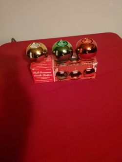 Ball ornamental candle holders