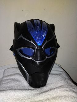 Halloween Costume Mask High Quality Black Panther Led Lights