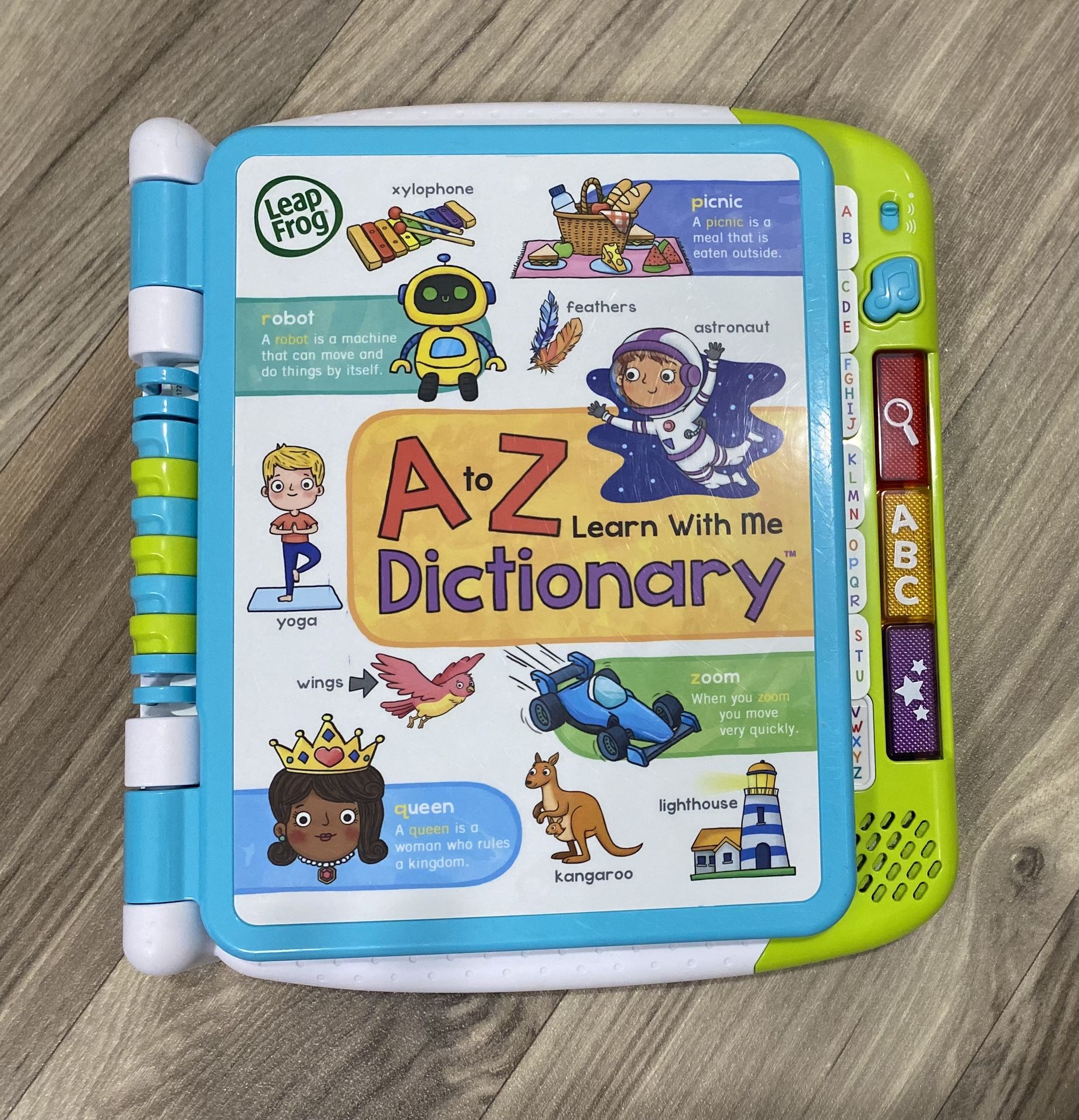 LeapFrog A to Z Learn With Me Dictionary 📘 Interactive Learning Toy