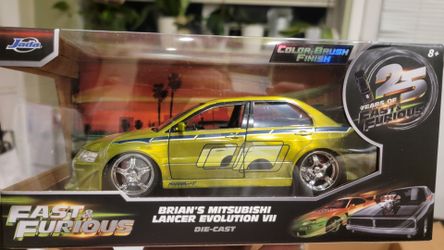 Jada Fast & Furious Brian's Mitsubishi Lancer Evo VII Die-Cast