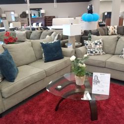 Grey Sofa And Loveseat 