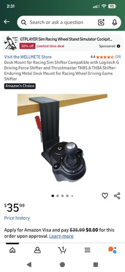 Logitech Shifter Mount New