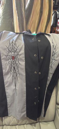 Hard Chrome Spider Biker shirt never worn