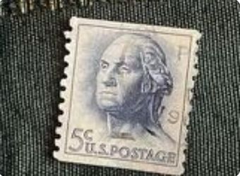 George Washington United States Five Cent Rare Stamp