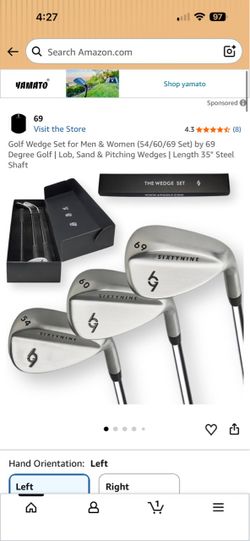Golf wedge set 52,56,60