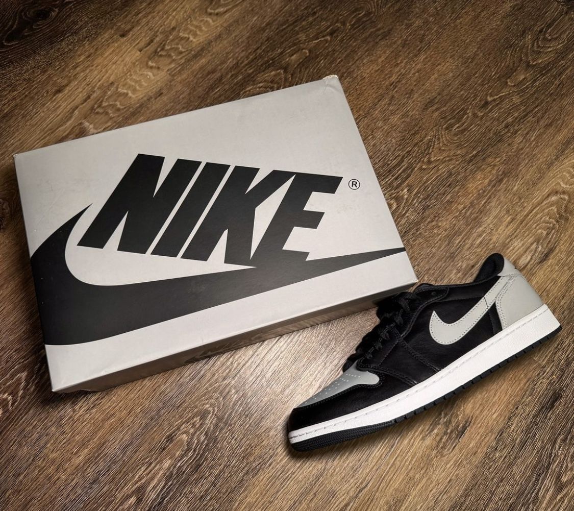 Jordan 1 Low Black Grey