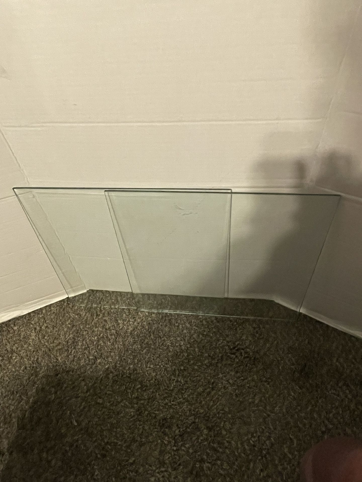 GLASS PANES - $15 OR 2/$20, 19 1/4" X 18"