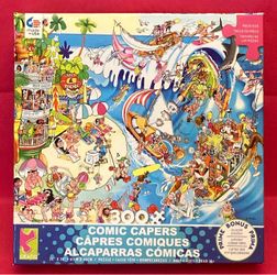Ceaco puzzle The Wave 300 extra large pieces Robert RJ Crisp Comic Capers 2018