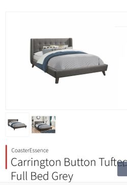 FULLsize Covington Platform Bedfrms W/posture Pedic Mattress(