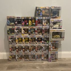 Anime And Marvel Funko Pops